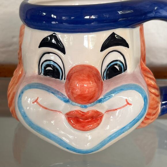 Vintage Clown Mug from the 90s | Retro Clown Collectible - Picture 3 of 4